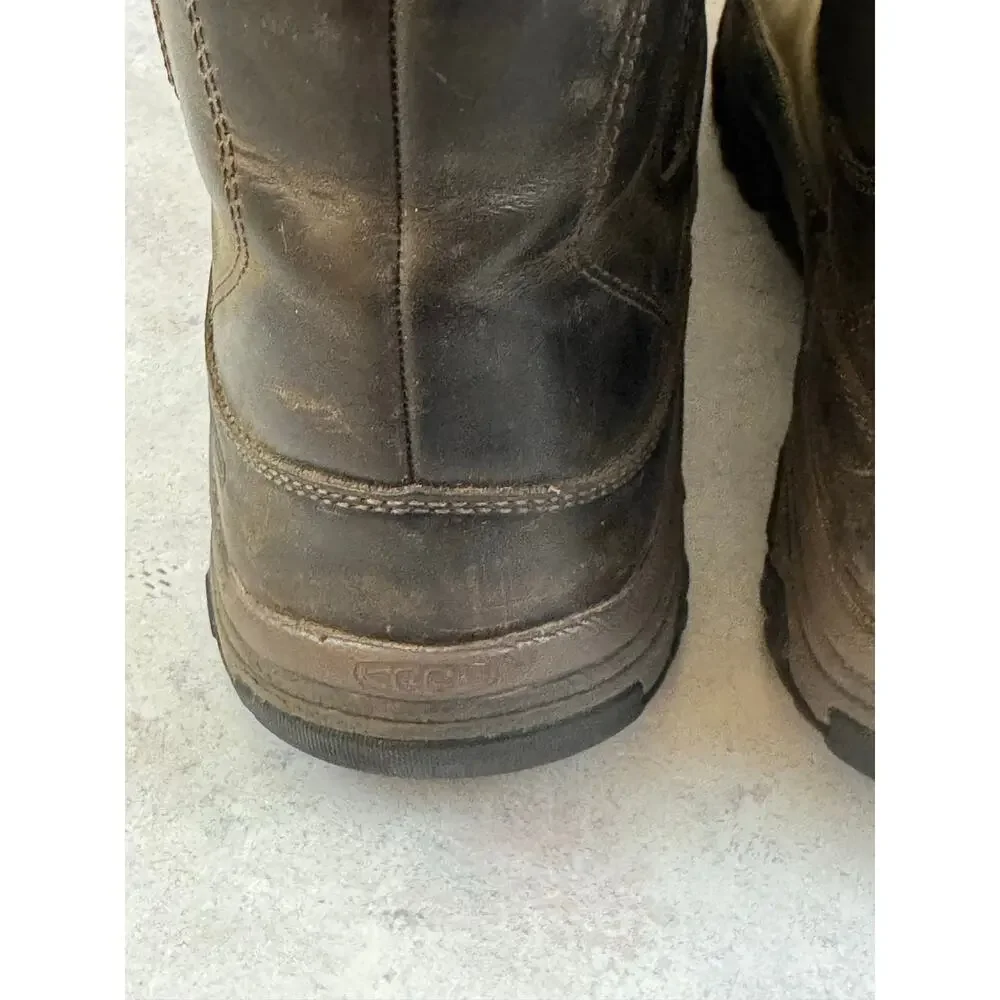Keen Anchorage III Waterproof Boot Dark Earth Mulch Mens Size 11.5 Hiking